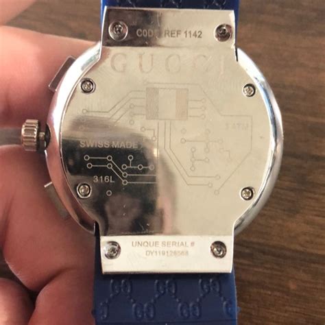 gucci watch serial number